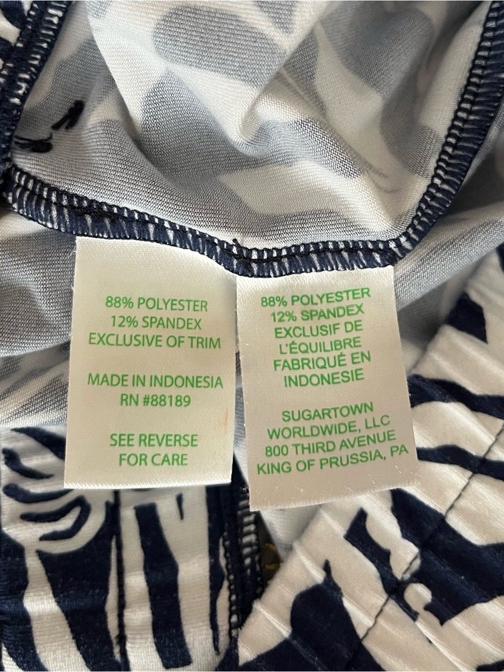 {Lilly Pulitzer} Karessa Top & Lillabeth Jogger Pant Set in Low Tide Navy Small - Picture 16 of 16
